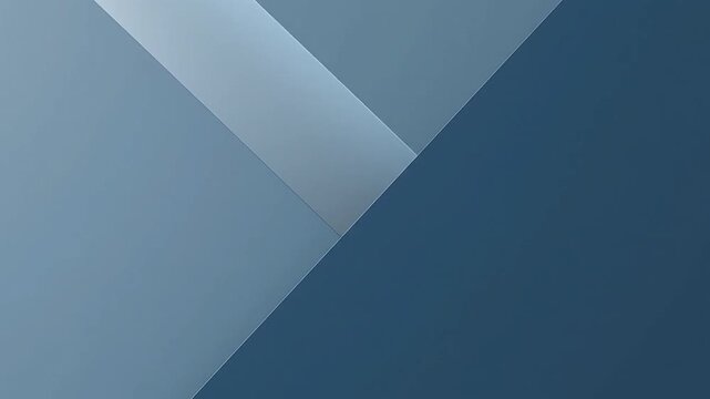 Abstract background with overlapping blue geometric paper layers