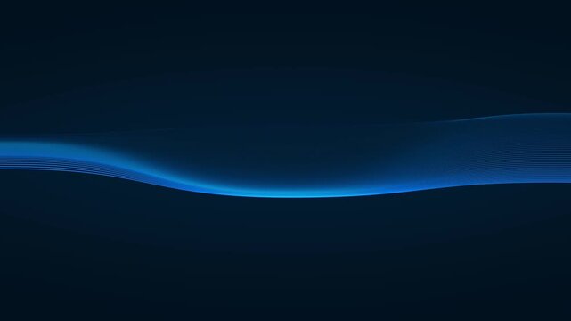 Fluid wave form creates a seamless corporate graphic backdrop. Elegant wave form ripples across technology backgrounds. Professional motion design with wave form.