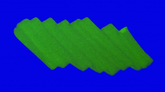 Solid diagonal highlighter lines forming a placeholder on clean blue screen, ideal for keyable overlays, lower thirds, title backgrounds, and mattes.
