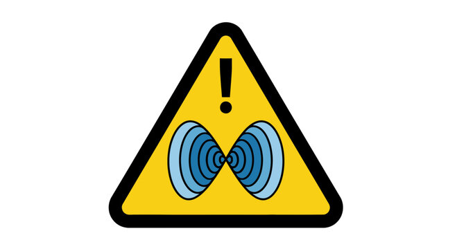 Non-Ionizing Radiation Warning Symbol Sign