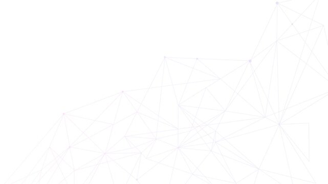 Abstract geometric network pattern with connected nodes and lines connection node line tech future