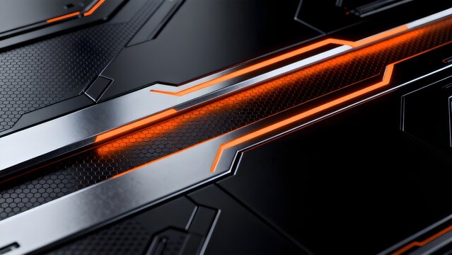 Abstract futuristic tech design