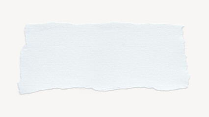 Fototapeta premium White torn paper scrap with copy space