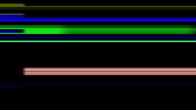 Broken LCD screen effect with video noise and digital distortion.