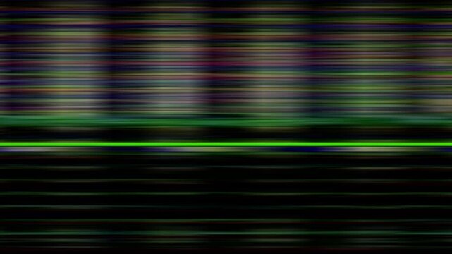 ノイズやグリッチなどのエフェクト。壊れた液晶画面の映像