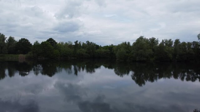 Lake and Nature in Kassel Germany