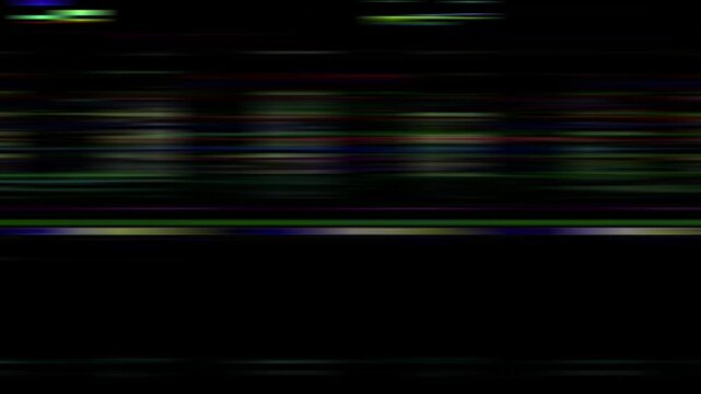 ノイズやグリッチなどのエフェクト。壊れた液晶画面の映像
