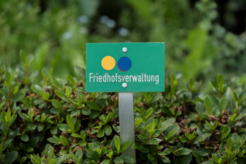 Fototapeta premium Friedhof, Grabstein, Statue