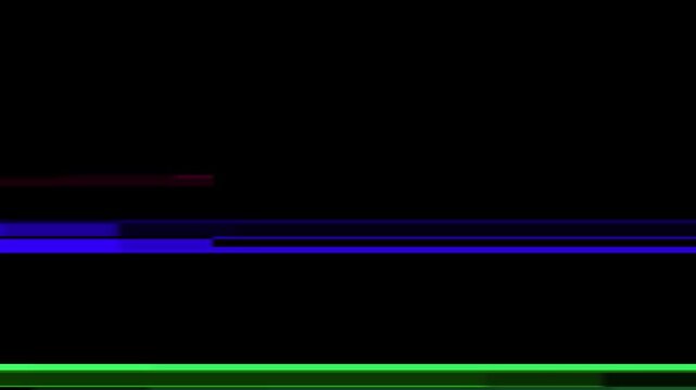 Effects such as noise and glitches. Image of a broken LCD screen.