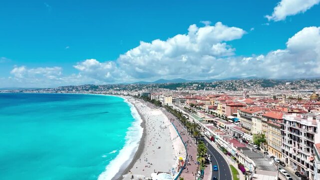 aerial view of miami beach in Nice