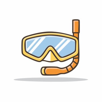 Diving Mask and Snorkel Icon