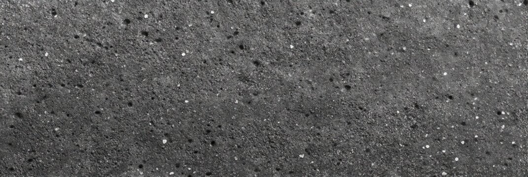 Close-up grayscale texture of porous, speckled dark gray surface