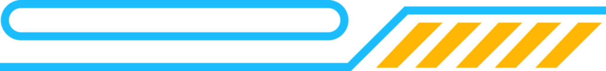 Fototapeta premium Futuristic Footer and Header 