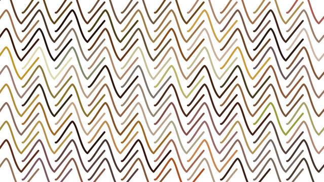 Line wave art pattern illustration