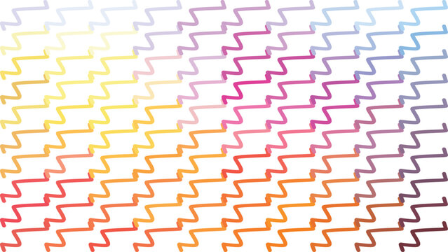 Zigzag pattern line art background