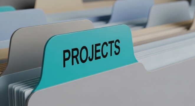 Organized Project Files and Management System.