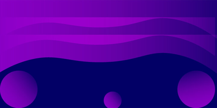 Vibrant Purple dan Magenta Abstrak Fluid Wave Background dengan Bentuk Tembus Tumpang Tindih