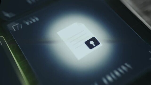 Locked document icon representing Document Encryption