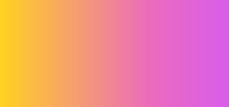 Colorful gradient background. Yellow, pink and purple colors. Vector illustration.