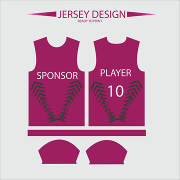 Web,Professional sports jersey template with modern geometric pattern design. Editable front and back team uniform layout suitable for football, basketball, esports, cycling, 
