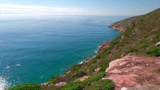 Robberg Nature Reserve and marine protected area coastline housing seal colony