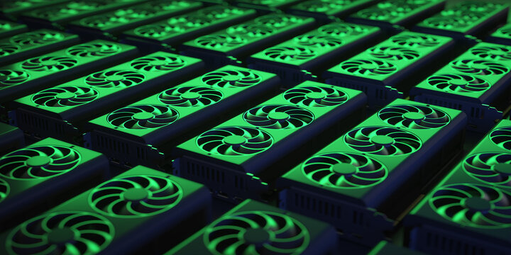 Multiple graphics cards. Realistic CGI.