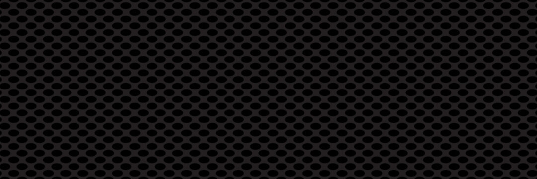 Metal holed grid background Black hole