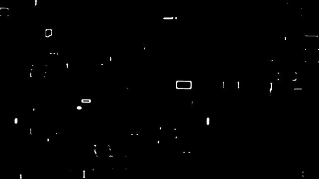 Abstract Black and White Data Noise