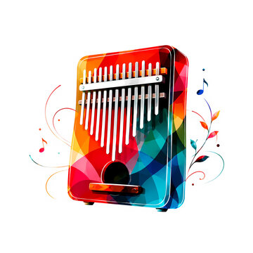 Prismatic marimbula with resonating metal tines