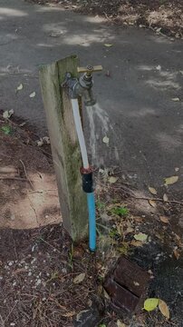 Splashing Water From A Tap