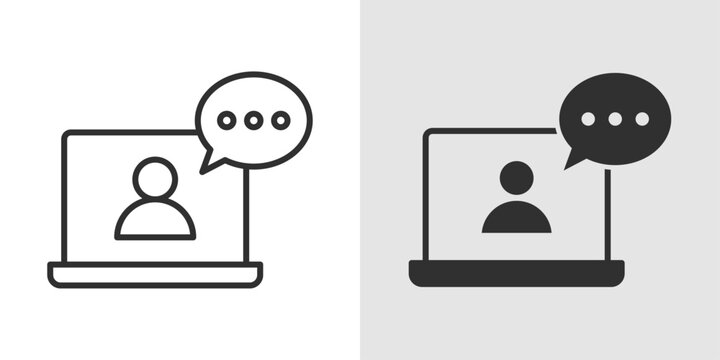 Digital Training Icon representing online training programs, virtual instruction, and digital learning.