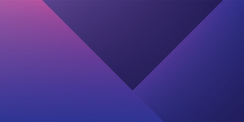 Obraz premium Abstract dark blue and purple geometric background with overlapping V shape layers and soft gradient texture eps10