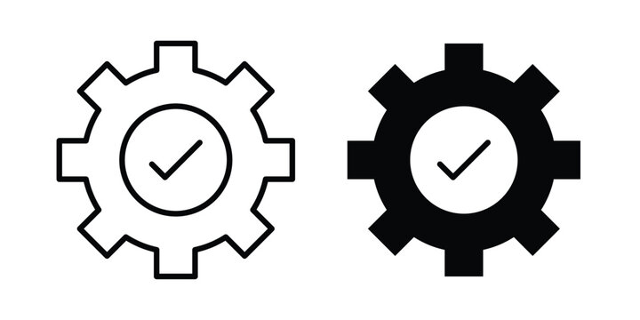 Technical icon solid Icon Design Concept. Line icons