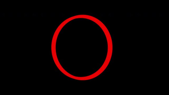 20 kmh speed limit road sign icon animation isolated on transparent background 4K
