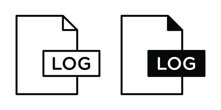 log file icon suitable for design projects