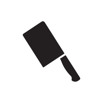 The knife icon. Chopper Knife symbol.