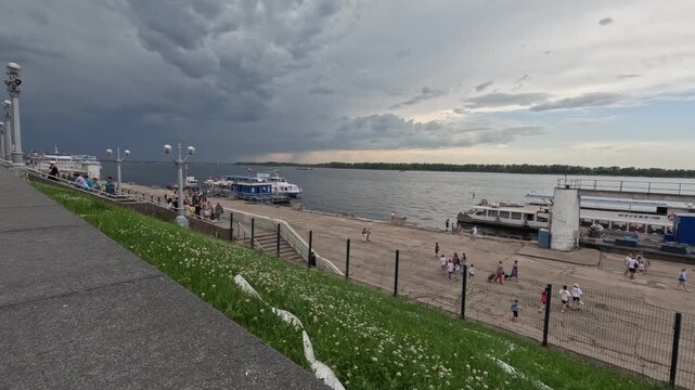 View from the Volga to the city of Samara