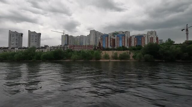 View from the Volga to the city of Samara
