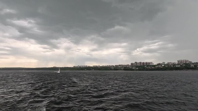 View from the Volga to the city of Samara