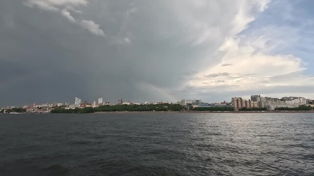 View from the Volga to the city of Samara