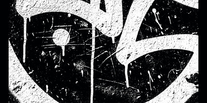 Distressed urban spray paint texture with overlapping strokes hip hop overlapping graffiti background contrast distressed weathered splatter artistic underground creative dripping
