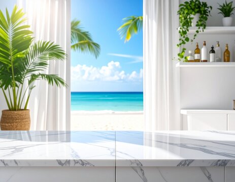 Ferienhaus mit Meerblick