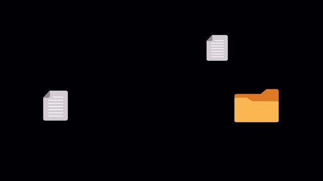 Looping File Transfer Animation with Alpha Channel