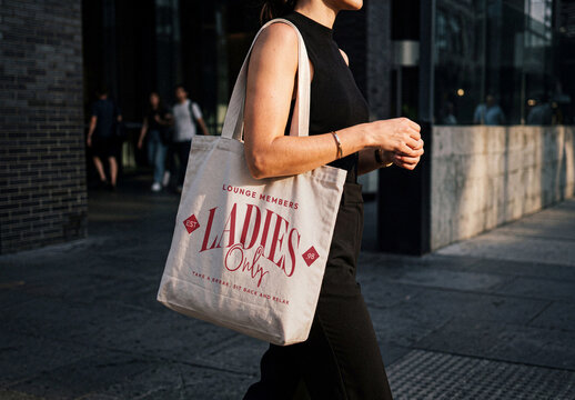 Canvas Tote Bag Mockup