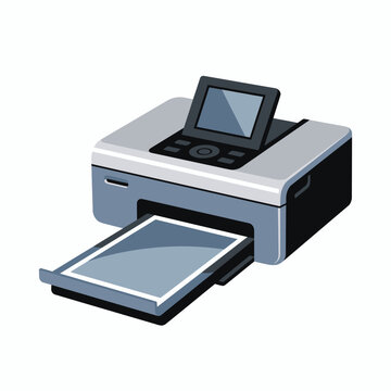 Professional desktop printer and scanner with touchscreen display