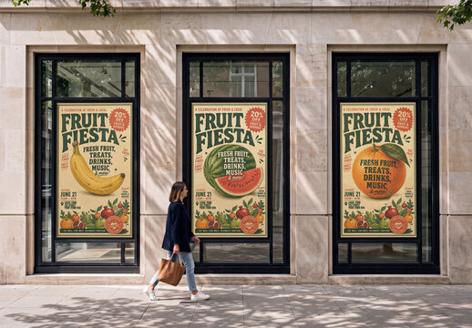 Street Poster Collection Mockup