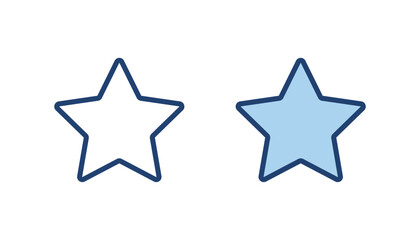 Obraz premium Star icon. Rating sign and symbol. Favourite star icon. Star sign and symbol