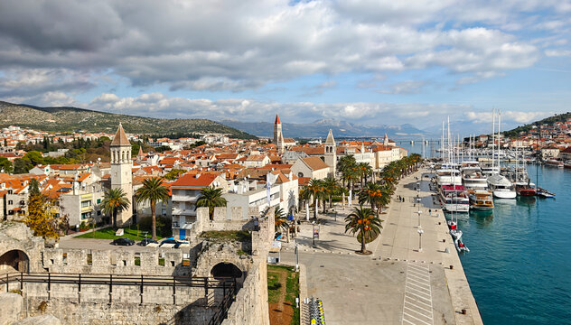Trogir, Croatia - a UNESCO World Heritage since 1997 for its Venetian architecture, Trogir is one of the most enchanting cities of Croatia. Here a glimpse of the Old Town 

