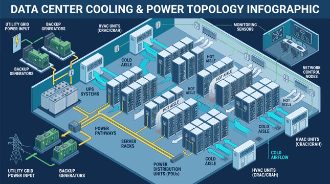 High-end data center design optimizes cooling and power infrastructure efficiently always