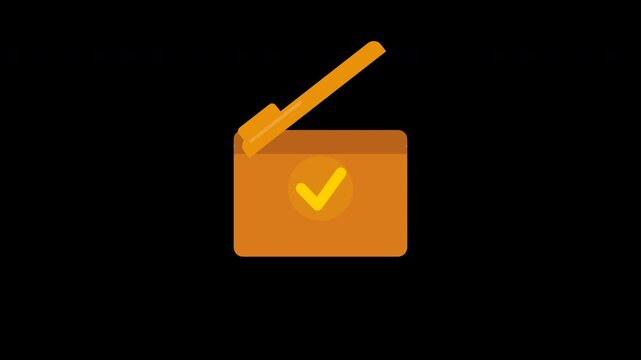A graphic illustration of a checkbox being marked with a pencil on a document